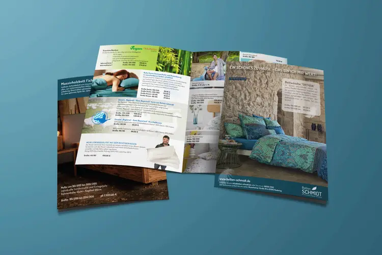 Betten Schmidt GmbH Falzflyer